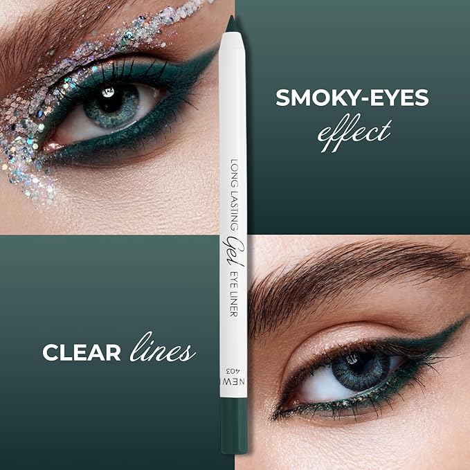 Lamel No Smudge Waterproof Gel Eyeliner Pencil – Emerald Green