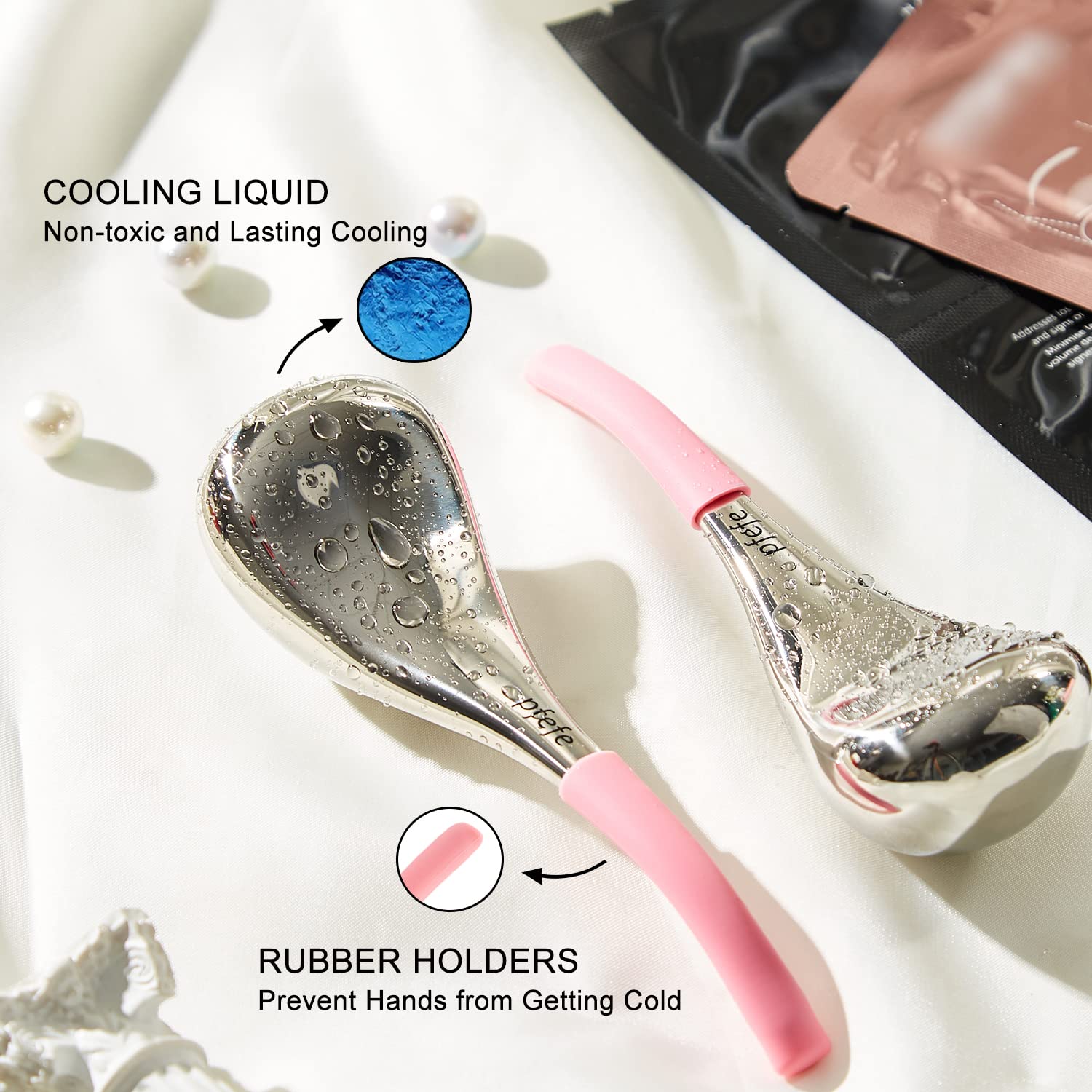 Ice Globes for Face Eyes, Cryo Sticks Facial Skin Care Tools for Puffy Eyes