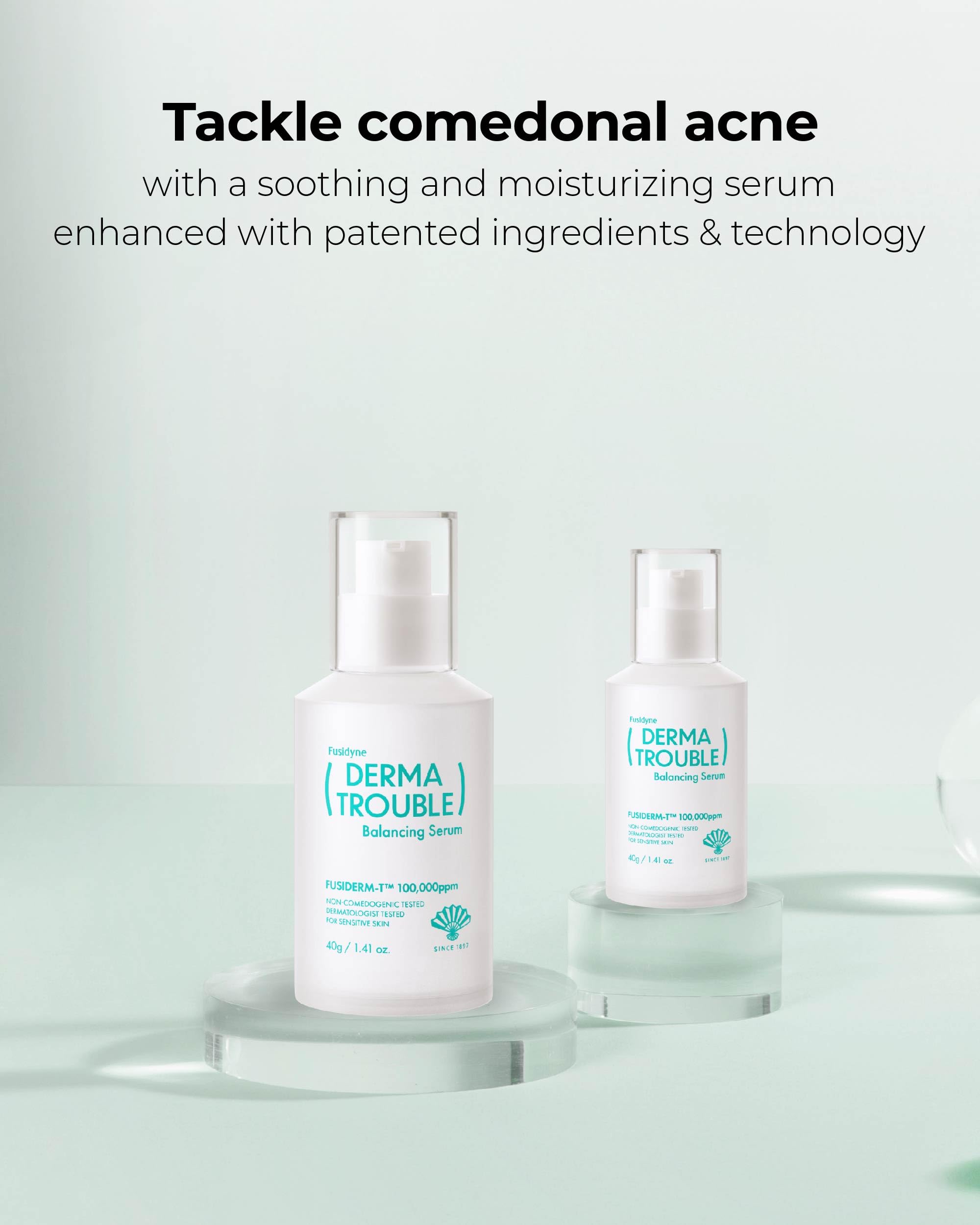 Fusidyne Derma Trouble Balancing Serum 1.4oz, Fusiderm-T 100,000ppm