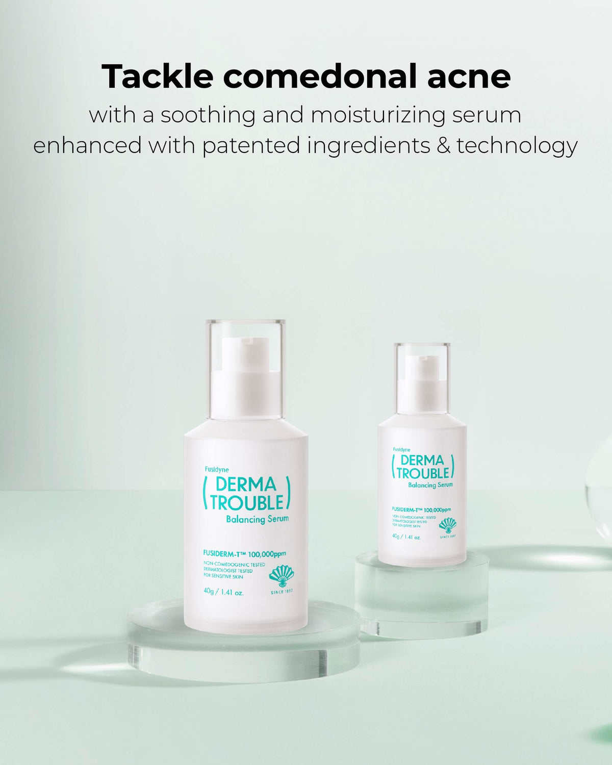 Fusidyne Derma Trouble Balancing Serum 1.4oz, Fusiderm-T 100,000ppm