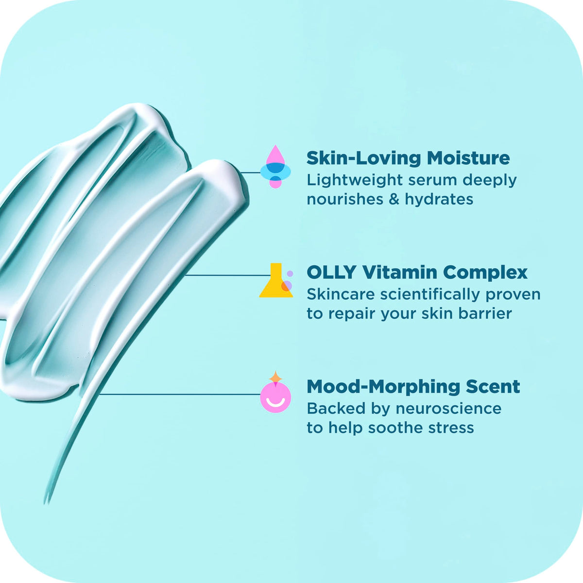 OLLY Calm Body Lotion-Serum Nourishing Cleanser Eucalyptus Amber Scent 8oz