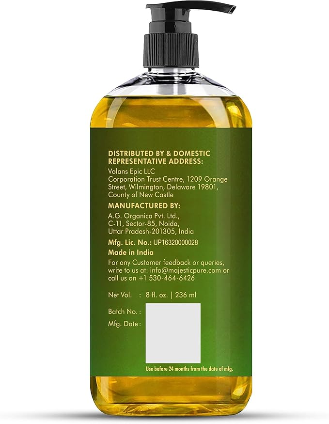 Majestic Pure Arnica Massage Oil for Men & Women, 8 Fl Oz, 2-Pack