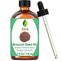 SVA Broccoli Seed Carrier Oil, Glass Bottle with Dropper, 4 Fl Oz (118 ml)