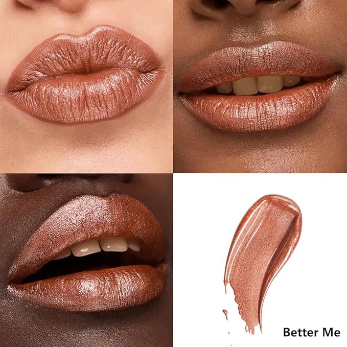 ilembane Rose Bronze Metallic Liquid Lipstick Long Lasting - Better Me