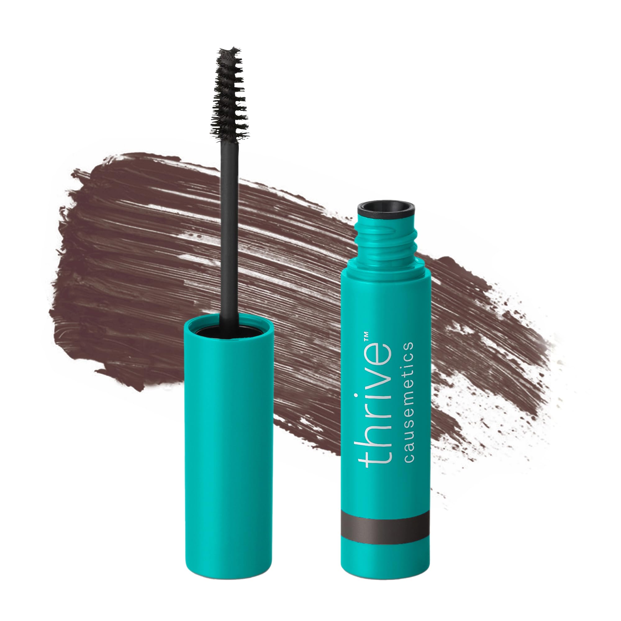 Thrive Causemetics Instant Brow Fix Eyebrow Gel, Deep Brown Shade