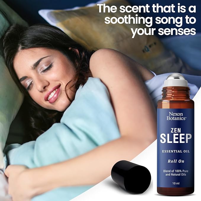 Zen Sleep Essential Oil Roll On 10-ml - Calming Blend for Deep Sleep