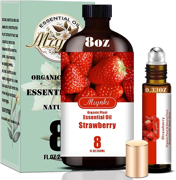 MLYNKL Strawberry Essential Oil,Strawberry Oil for Home Diffuser,8 fl oz