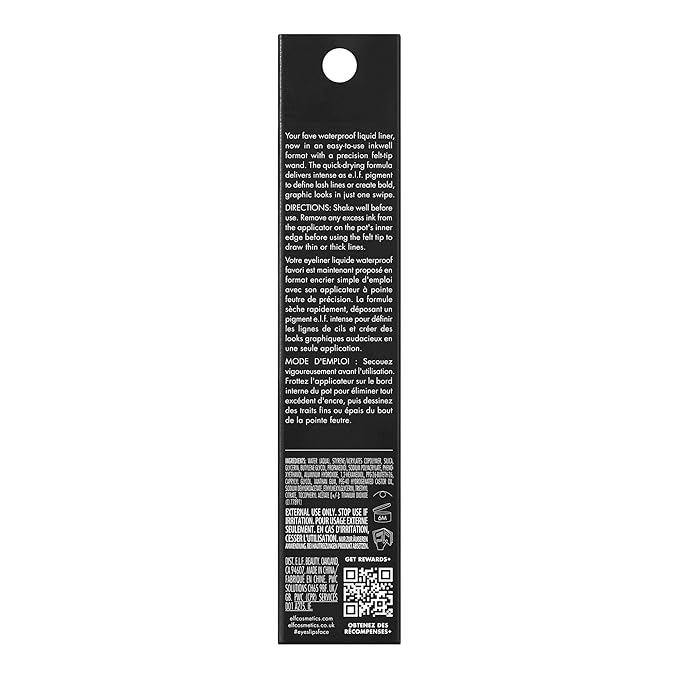 e.l.f. H2O Proof Inkwell Eyeliner Pen, White Out