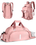 Vogewood Initial Gym Bags with Shoe Compartment, Gifts for Teen Girls 12-14