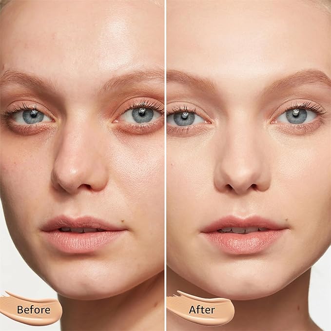 CC Cream for Older Women, Self Adjusting for Mature Skin Reducing Face Makeup for a Glowing Complexion, Moisturizing Concealer Brighten (Nude, 3.21 Ounce (Pack of 1))
