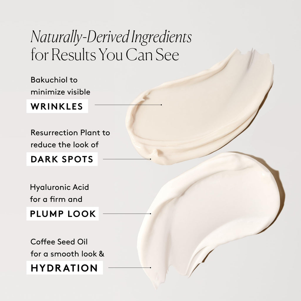 Naked & Thriving The Retinol-Alternative Duo | Restore Ultra-Rich Night Cream (50mL) + Revive Firming Eye Cream (15mL) with Hyaluronic Acid and Bakuchiol (Set of 2)