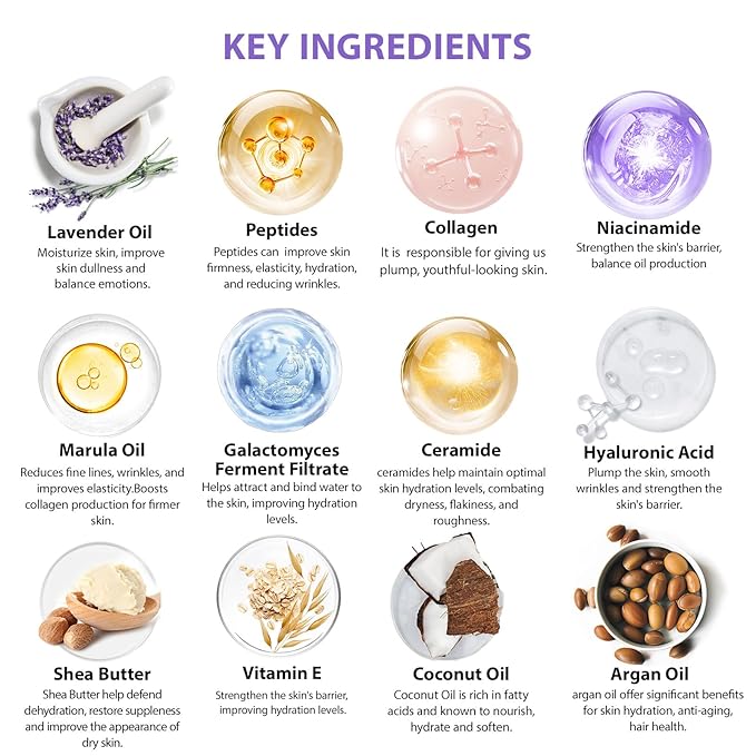 33 pcs Mother's Day Gift for Mom, Lavender Bath & Body Basket Gift Set for Women, Home Spa Kit, Face Sheet Mask Skin Care Gift Set, Cosmetic Bag, Necklace, Birthday, Christmas, Anniversary, Wife