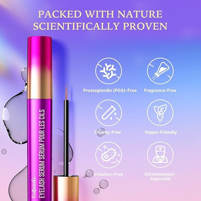 VieBeauti EyeLash Growth Serum for Longer Fuller Thicker Looking Lashes 3mL