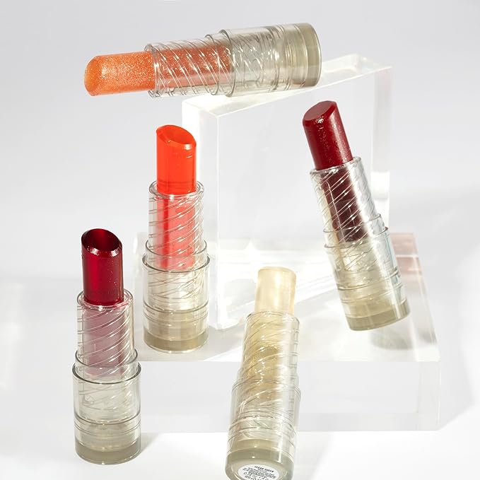 Pacifica Glow Stick Lip Oil Rosy Glow Sheer Rose Hydrating Lip Tint Balm, Moisturizing Glossy Oil for Dry Lips, Vitamin E Enriched, Non-Sticky Natural Shine, Vegan & Cruelty-Free Clean Beauty.14 oz