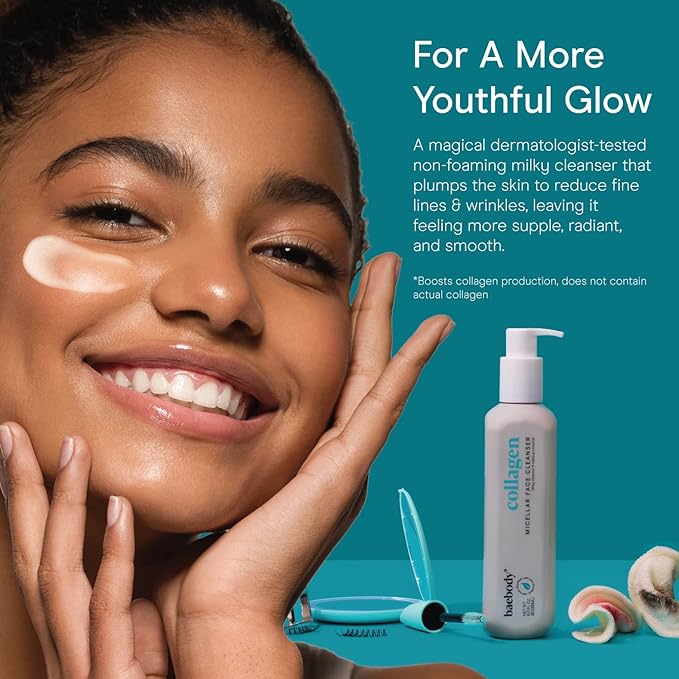 Baebody Cleansing Milk for Face, 8 fl oz