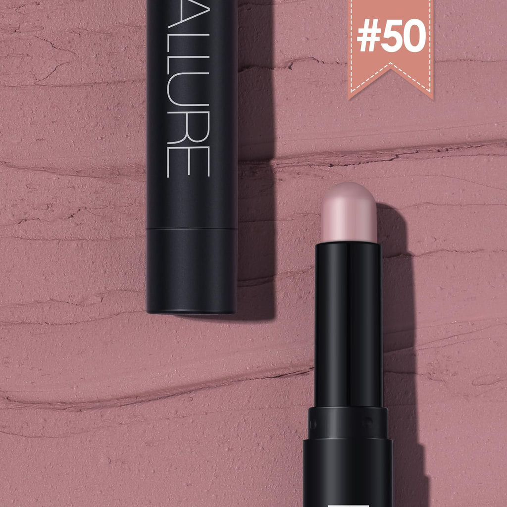 FOCALLURE Shimmer and Matte Cream Eyeshadow Stick,Smooth Brilliant Eye Brightener Pencil for Women,Long Lasting Waterproof Eye Shadow and Liners Makeup,#50 Memory