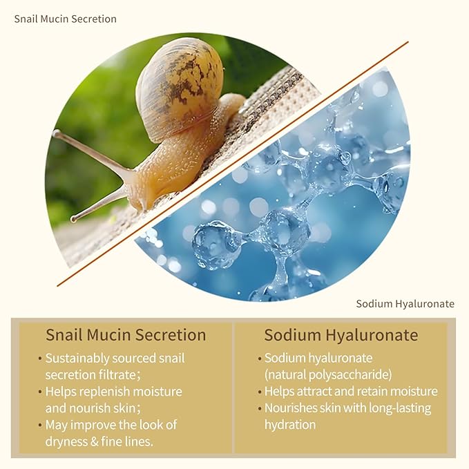 MISSEDSEN Snail Mucin Serum for Face 1 Oz