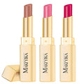 MAKI YIKA 3Pc Moisture Lipsticks for Women Nude Pink Hot Pink Lipstick
