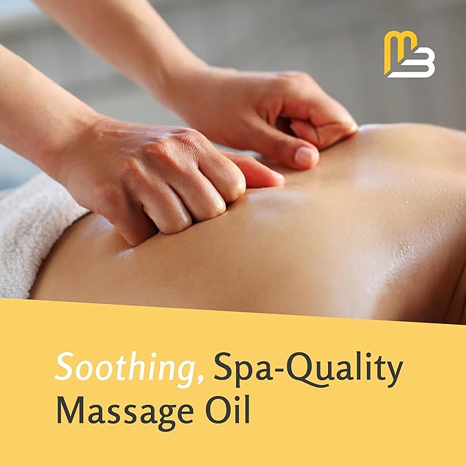 Lymphatic Drainage Oil for Massage Therapy with Ylang Ylang by M3, 8Fl Oz