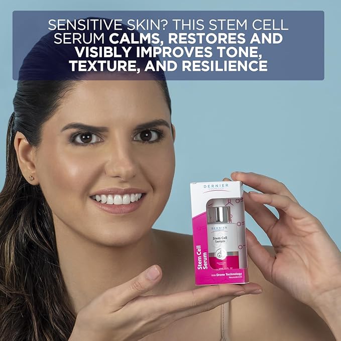 Dernier Stem Cell Face Serum, 3% Stem Cells, Hyaluronic Acid Firming