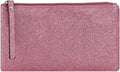 RITTZI Celestial Glitter Makeup Pouch – Seven Stunning Shades - Festive Cosmetic Bag (Starlit Rose)