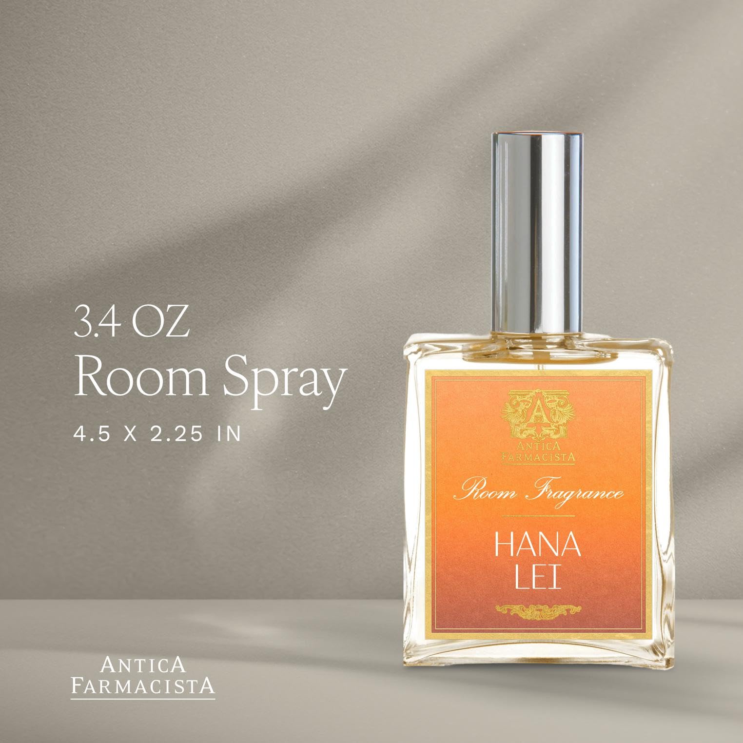 Antica Farmacista Room Spray - Elegant House Spray - Long-Lasting, Room Fragrance - Luxury Gift for Housewarming - Hana Lei, 3.4 fl oz