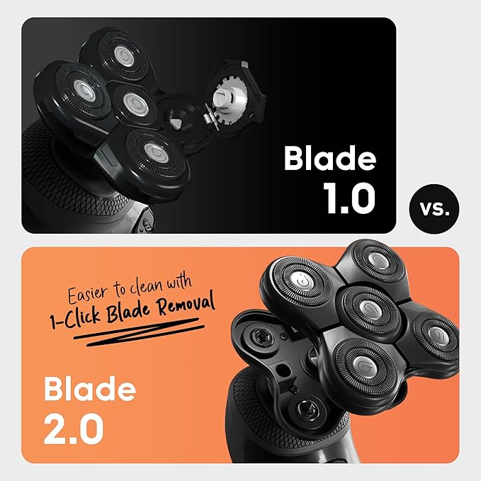 Groomie BaldiePro Blade Refill 2.0 with Chamber for Head Shaver