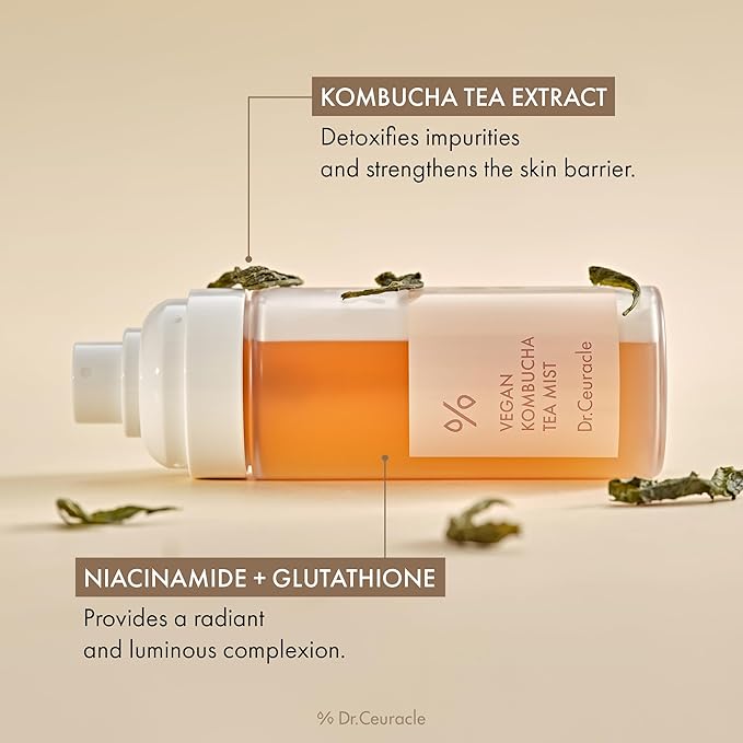 Dr.Ceuracle Vegan Kombucha Tea Mist, Milky Spray Serum 2.70 fl. oz.
