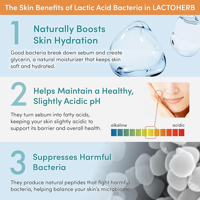 SUZUKI HERB LABORATORY Lactoherb Probiotics Moisturizing Lotion, 5 FL. OZ