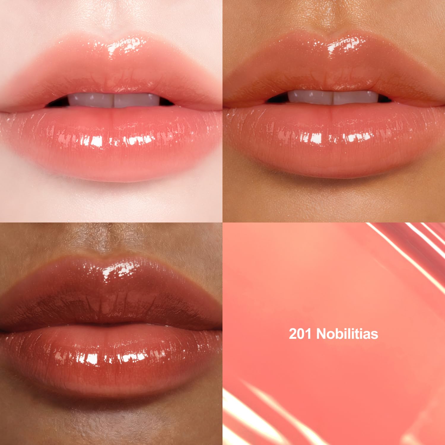 DINTO Blur-Glowy Lip Tint (213 Libertas) – Dewy Finish Glowy Korean Lip Tint, Long Lasting All Day Stain, Warm Caramel Brown, Vegan & Cruelty-Free, 0.11 fl oz