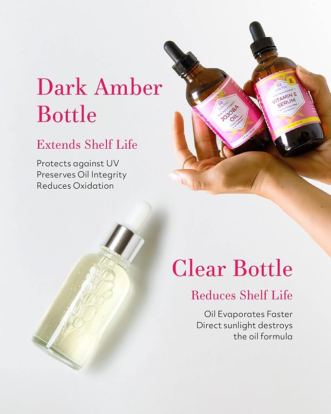 Leven Rose Jojoba Oil Organic Cold Pressed for Skin, Hair & Nails, 4 oz