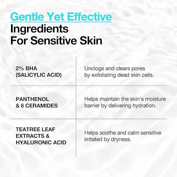 Anua BHA 2 Gentle Exfoliating Toner with Salicylic Acid, Daily Facial Toner for Pore Care and Smooth Skin, Lightweight Texture with BHA & 6 Ceramides, for Sensitive Skin, Korean Skincare, 5.07 fl.oz