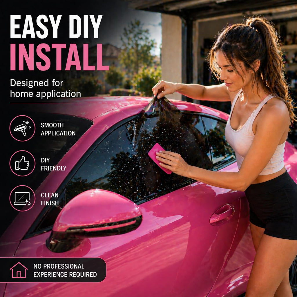 RP Remarkable Power Car Window Tint Film 75% VLT, 36" in x 30' FT UVR 99% Heat& UV Block, Scratch Resistant, undisturbed Signal, Privacy Film for Windshield, Professional Auto Car Tint Roll