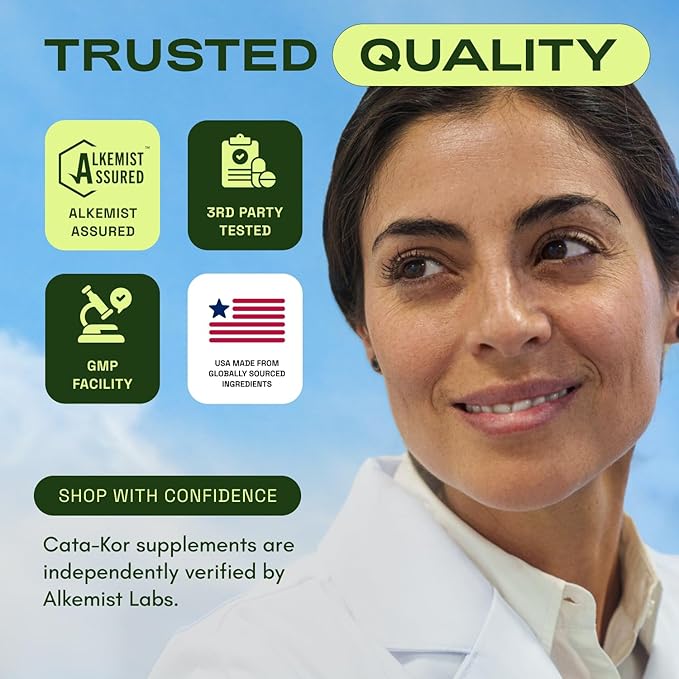 Cata-Kor NMN Supplement Alternative – Liposomal NAD+ Supplement - NAD CORE 60-Day Supply 120 Capsules