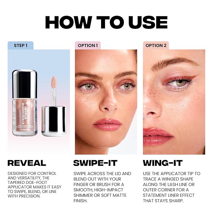 Sacheu Liquid Eyeshadow STAY-N, Buildable & Blendable, Espress Yo Self