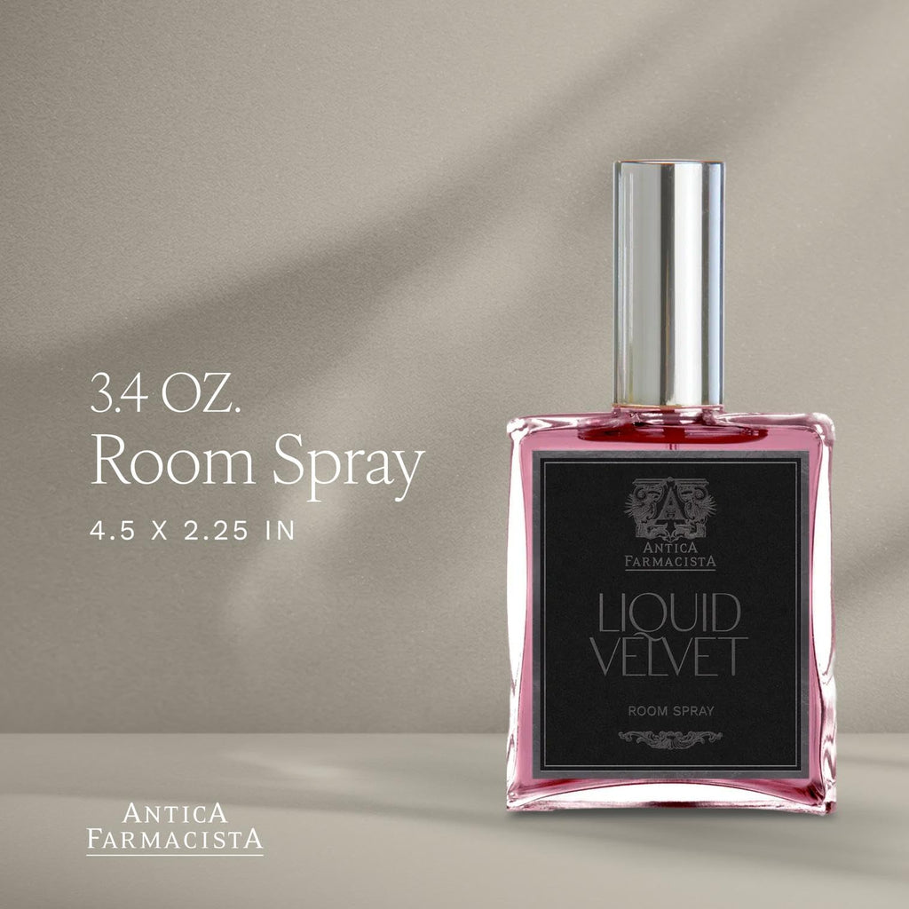 Antica Farmacista Room Spray - Elegant House Spray - Long-Lasting, Room Fragrance - Luxury Gift for Housewarming - Liquid Velvet, 3.4 fl oz