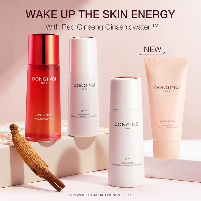 Donginbi Red Ginseng Essential Skin Care Set | Korean Skin Care Gift Set
