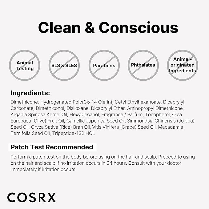 COSRX PEPTIDE 132 Hair Care Kit, Scalp Care Shampoo, Treatment & Serum