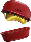ZDEER GS5 Electric Heated Gua Sha Tool, Red Light Face Massager, Red