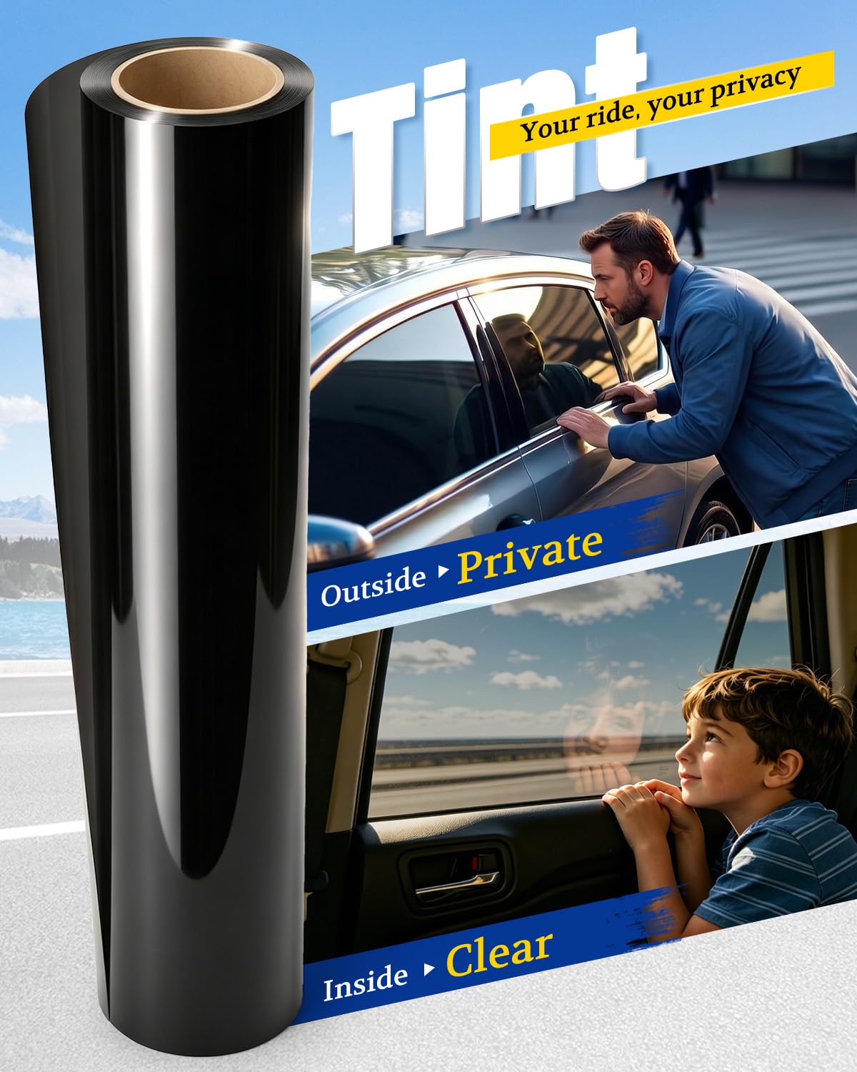 ARANA 5% VLT 20"×10FT Ceramic Car Window Tint Film