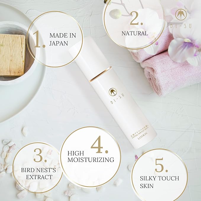BI-SU Bird's Nest Facial Essence Lotion with Collagen, 4.05 Fl Oz/120 ml