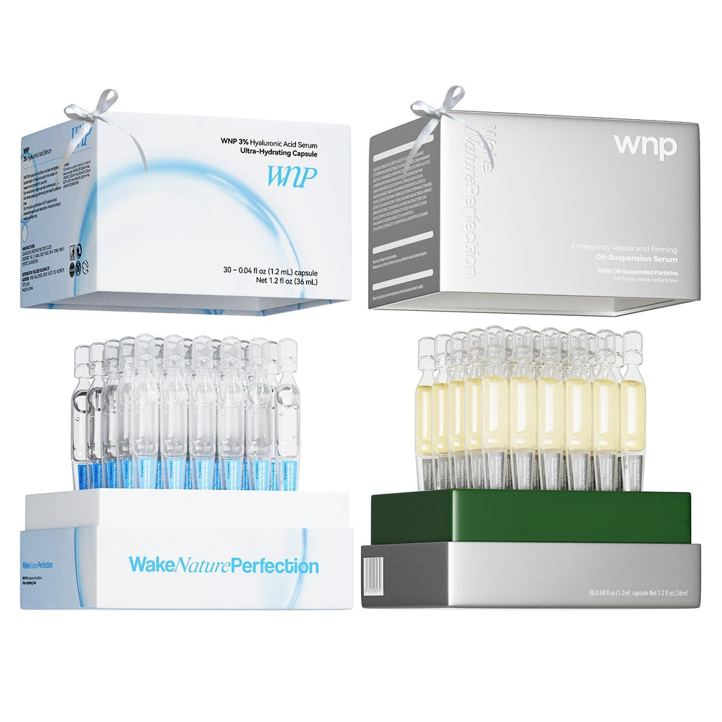 WNP Hydrating Repair Serum Set: 3% Hyaluronic Acid & Collagen, 60 Ct