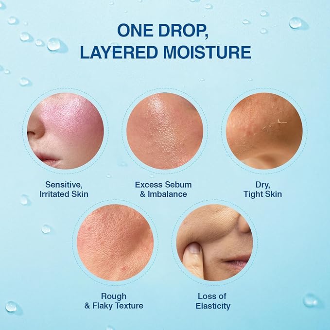 Essenherb Deep Core Hydra Ampoule – Phyto Mucin & 10-Type Hyaluronic Acid | Skin Repair & Moisture Locking Facial Serum | Korean Skincare (4.05 fl oz)