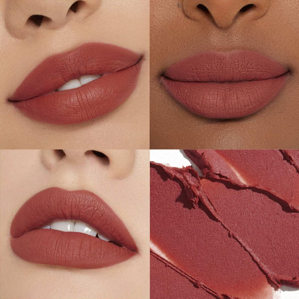 GICYMANTY Matte Lipstick for Women, Long Lasting Moisturizing Lip Stain, Waterproof Lip Color Makeup (Salmon Pink)