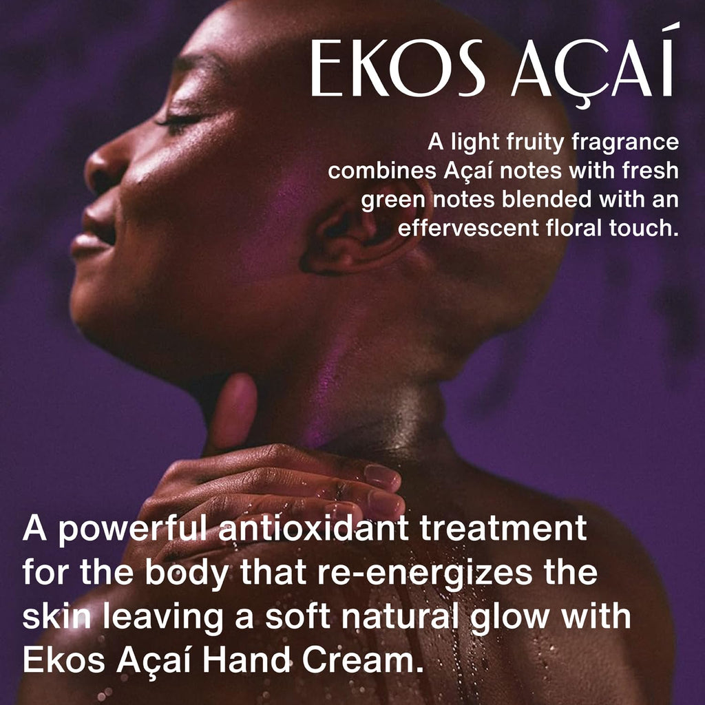 natura - Ekos Açaí Hand Cream - Anti-Dullness Hand Balm - Recharge the Skin - Fast Absorption - Skin Moisturizer - Vegan Skin Care - Brazilian Beauty Secrets - Self Care & Body Care - 2.6oz (75g)