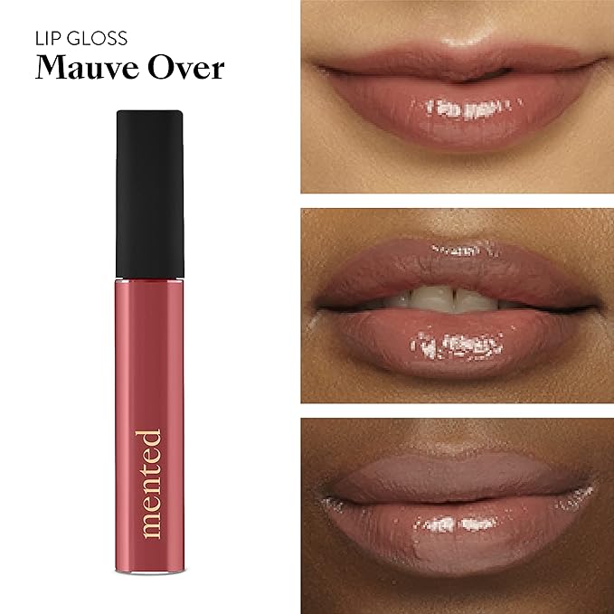 Mented Cosmetics Lip Gloss for Women Tinted Lip Balm Stain, Made in USA