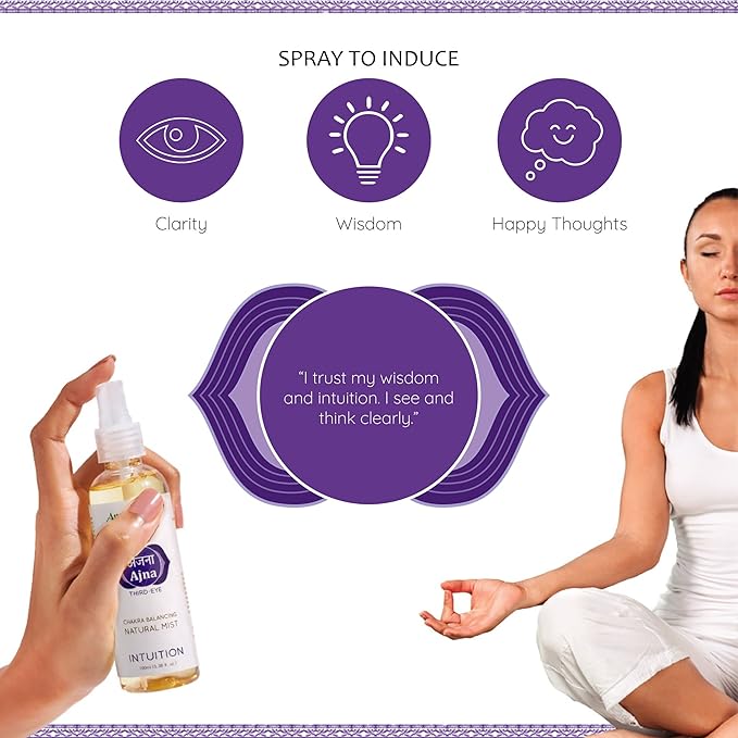 Chamomile & Juniper Berry Chakra Air Freshener Spray 100ml by Aromafume