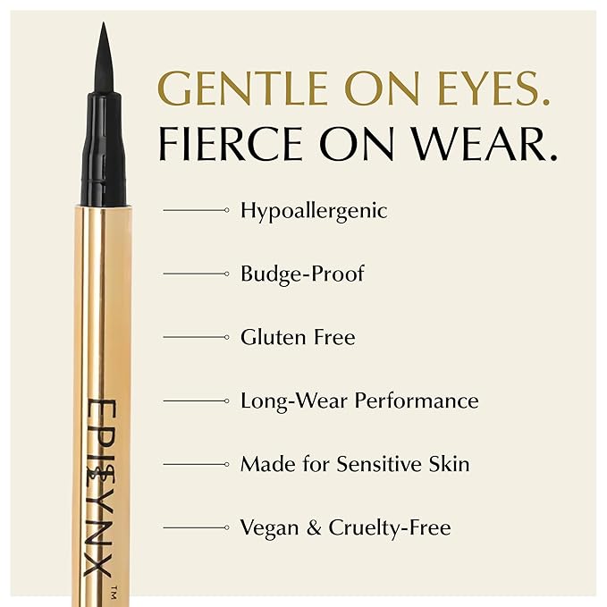EPILYNX Liquid Eyeliner, Waterproof Vegan, Shimmer Royal Blue, 2mL