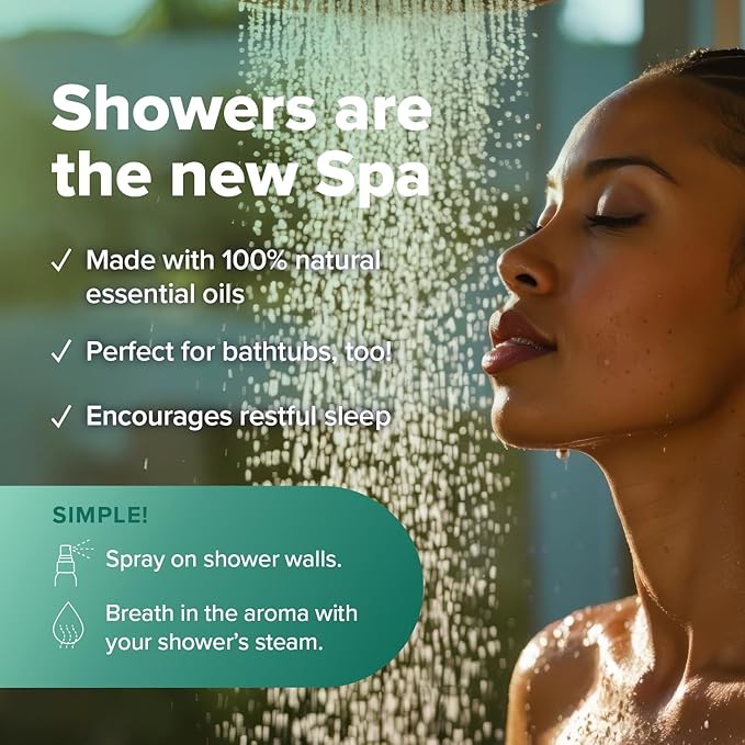 MOXĒ Eucalyptus Shower Steamer for Congestion & Tension Relief, 4oz, 2 Pack
