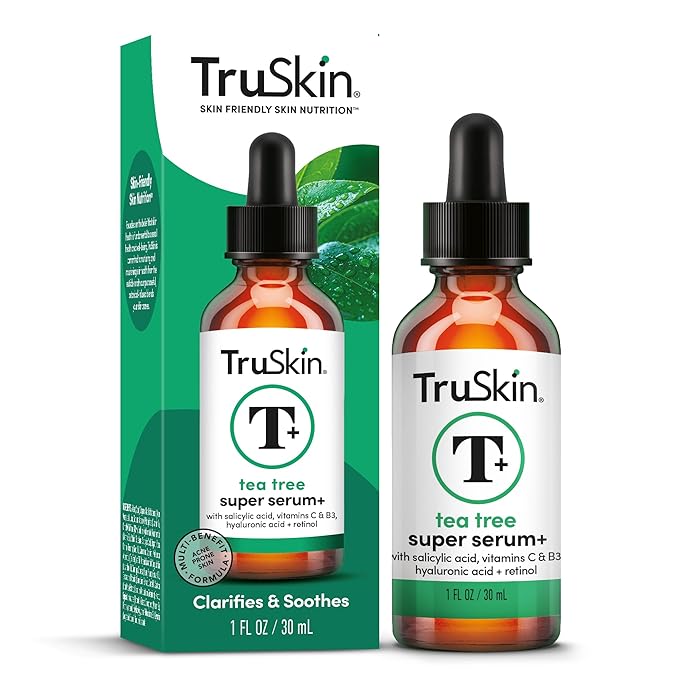 TruSkin Tea Tree Acne Serum with Salicylic Acid & Retinol, 1 fl oz